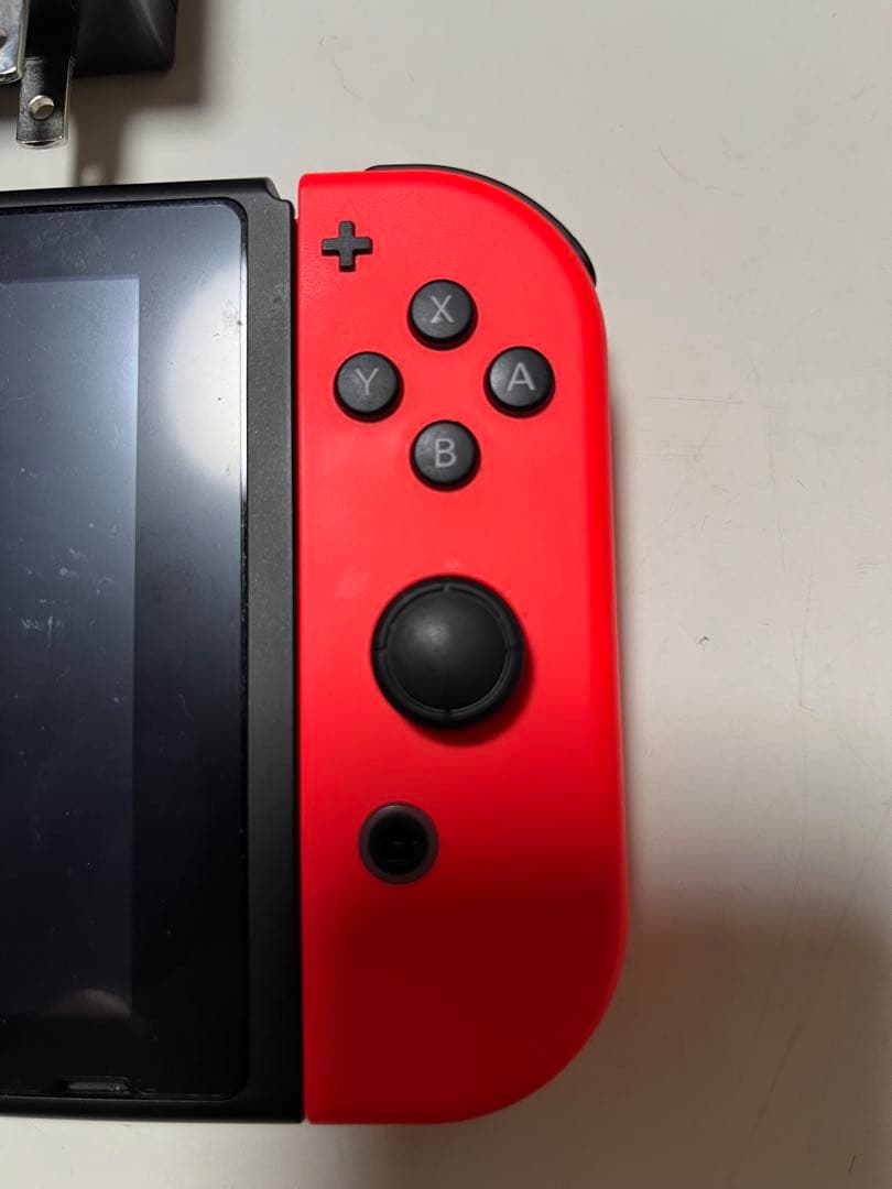 初代Nintendo Switch 本体 青/赤 付属品完備　他社ケース付き