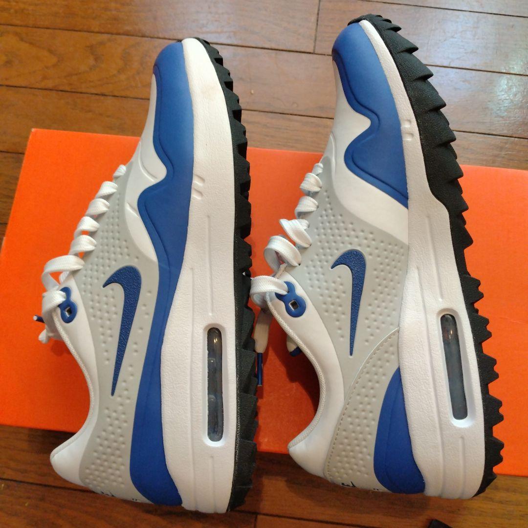 NikeAirMax ゴルフシューズ ホワイト/ブルー　AQ0863102　レア