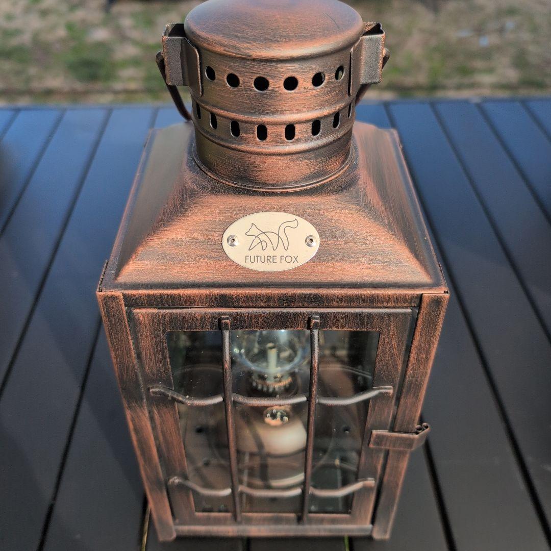FUTURE FOX ナビゲーター オイルランタン ブロンズ ケース付き