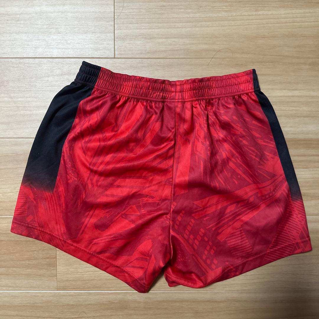 Mizuno バレーボールパンツ XL レッド/ブラック