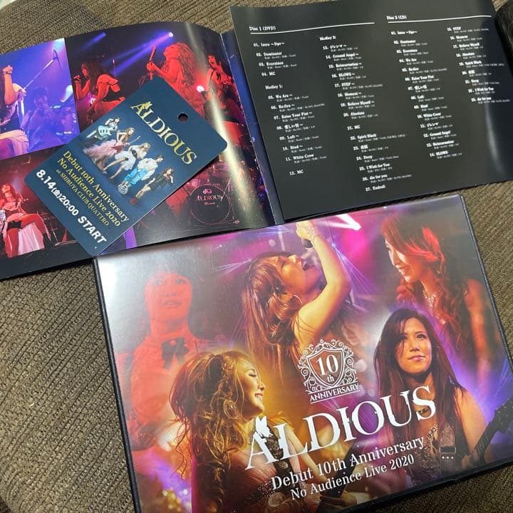 ALDIOUS 2020 10th Live DVD CDオフィシャル限定盤