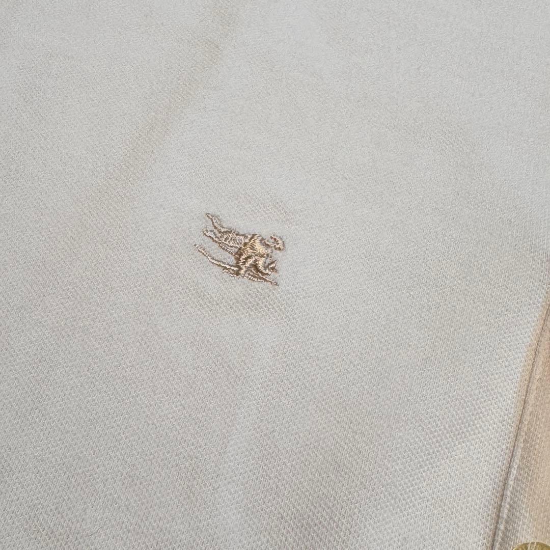 新品 バーバリー ロンドン ポロシャツ 白ポロシャツ トップス M