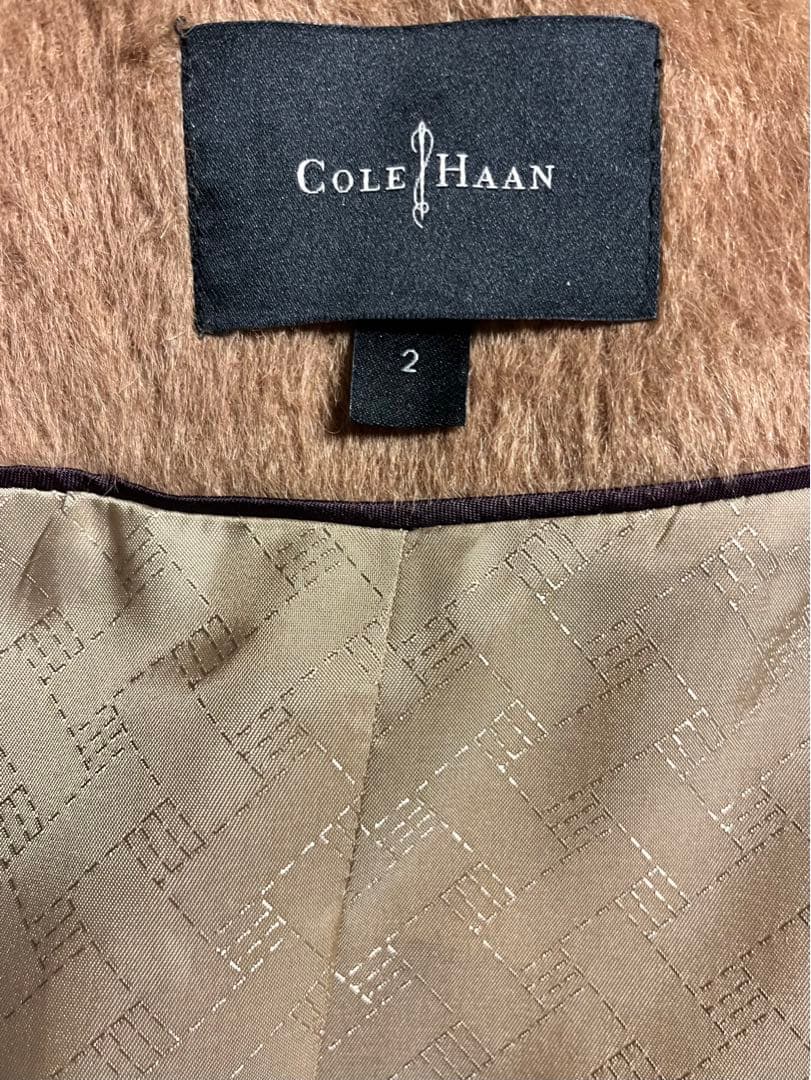 コールハーン　未使用　キャメル　アルパカコート　サイズ2