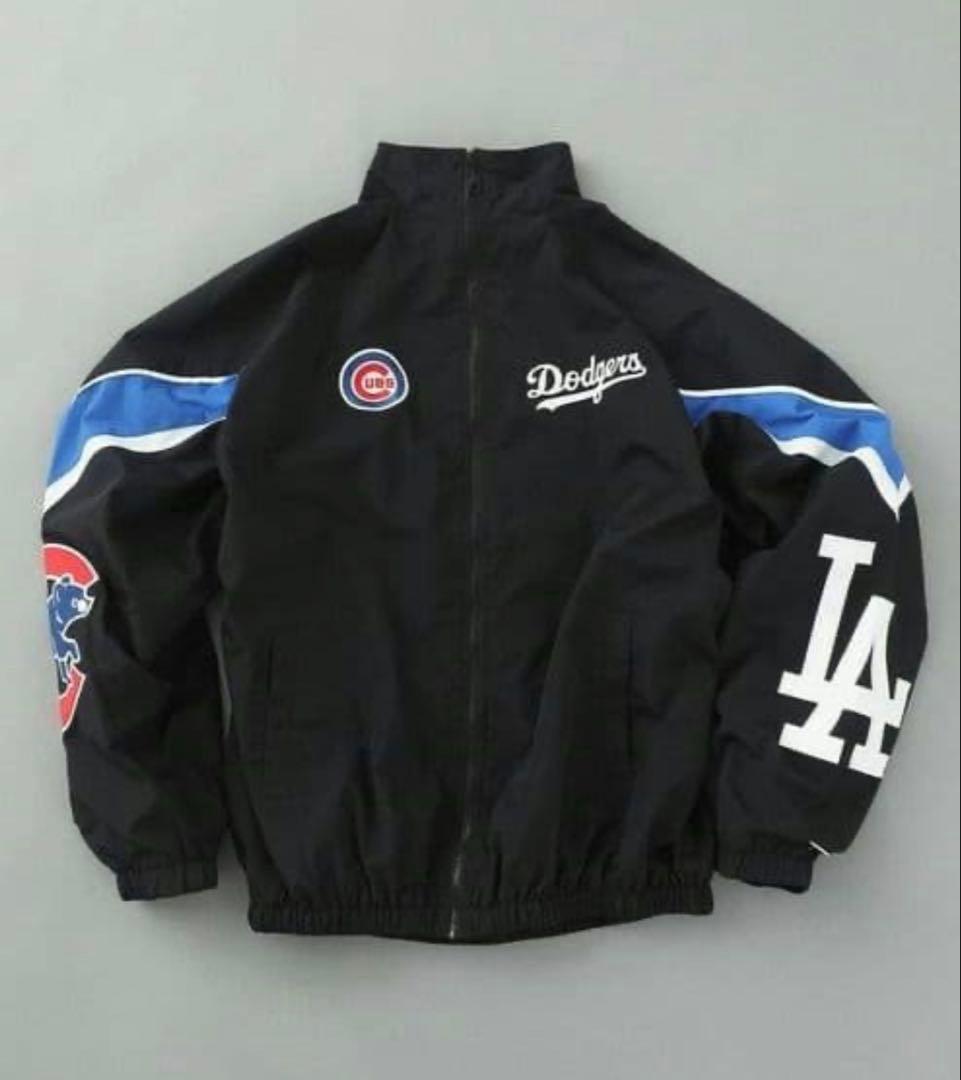 MLB東京シリーズ2025 配色ナイロンジャケット　ドジャース　カブス