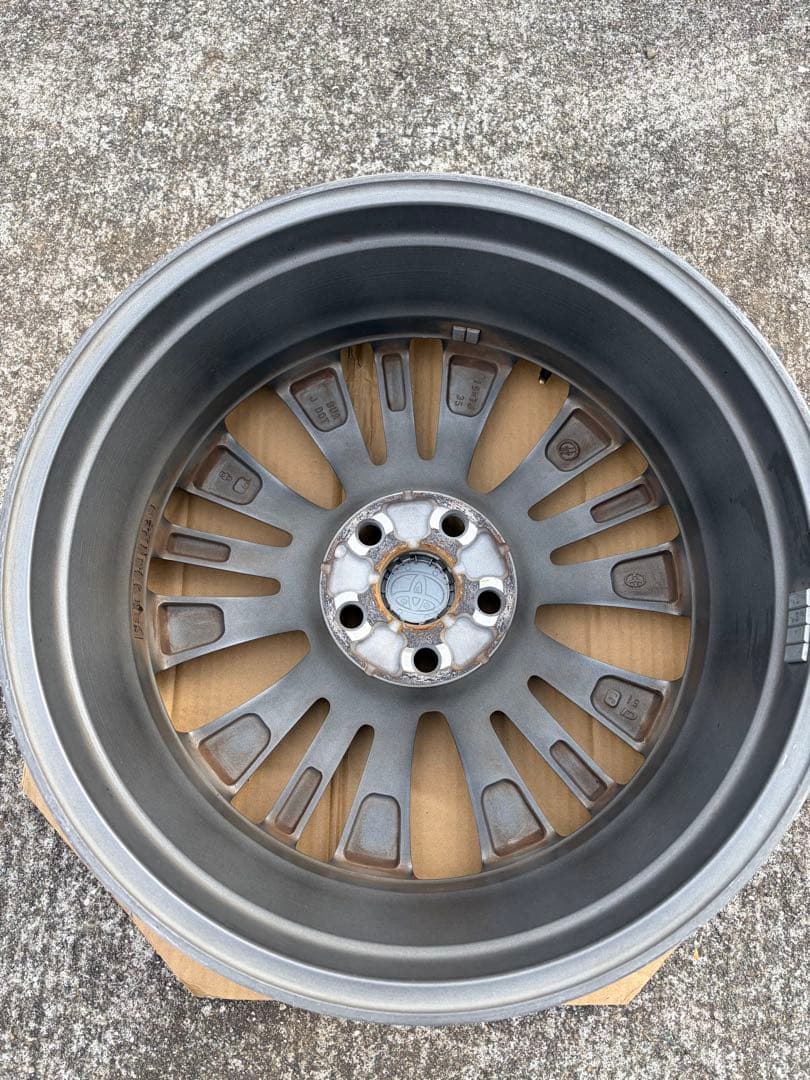 【送料無料】値引き！！①トヨタ 19インチ 80ハリアー純正　アルミホイール