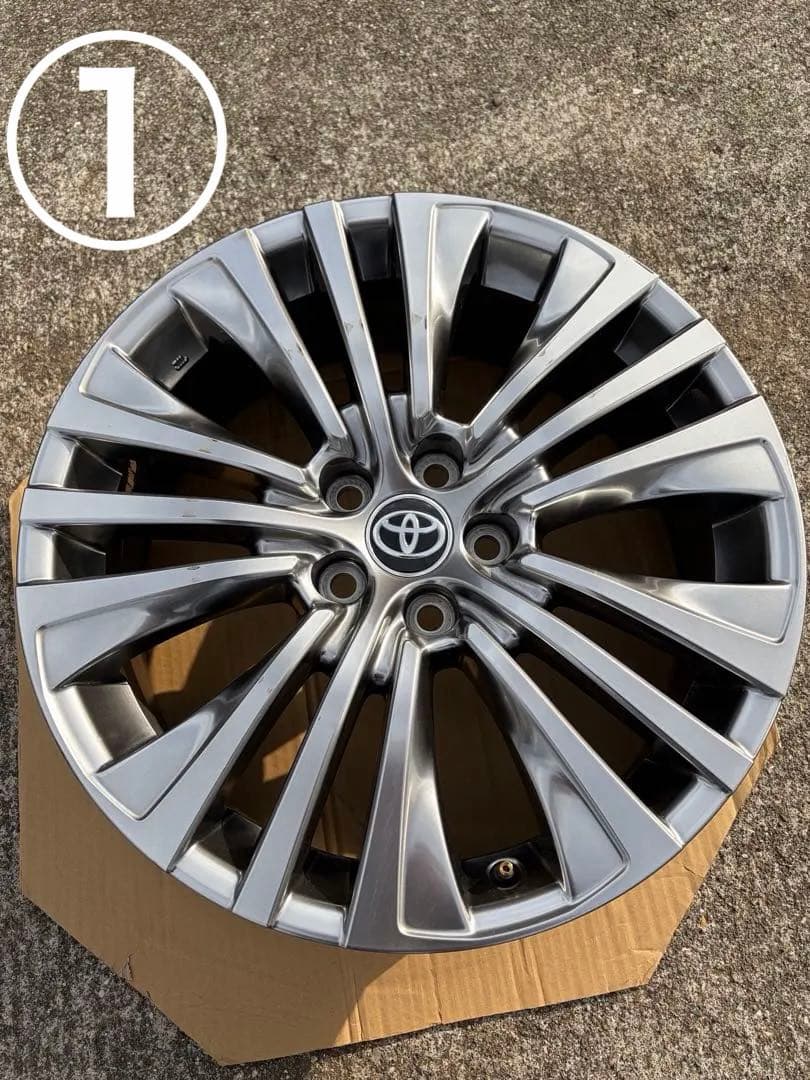 【送料無料】値引き！！①トヨタ 19インチ 80ハリアー純正　アルミホイール