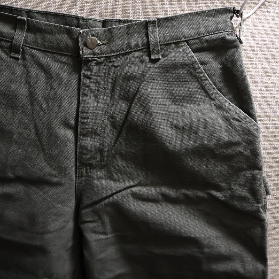 カーハート Carhartt B11 ウォッシュドダック ペインターパンツ モス