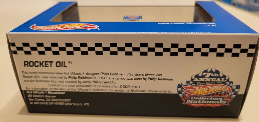ホットウィールROCKET OIL ロケットオイル　コレクターズナショナルズ