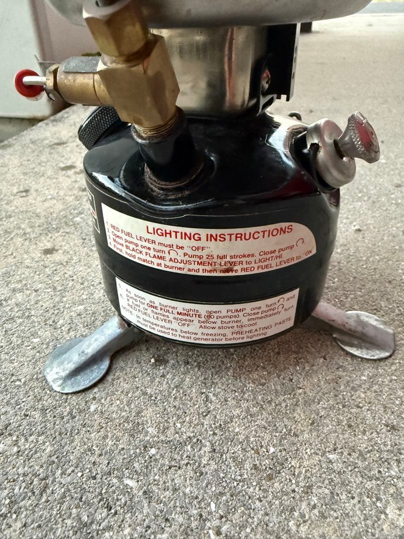 コールマン MODEL 400A STOVE　PEAK1　２レバー