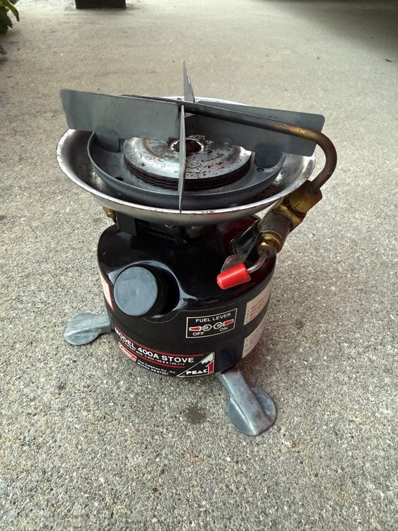 コールマン MODEL 400A STOVE　PEAK1　２レバー