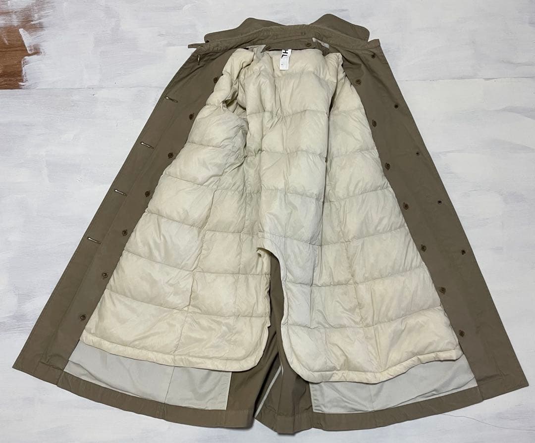 MHL. 現行タグ ステンカラーコート ダウンライナー 2way ベージュ M