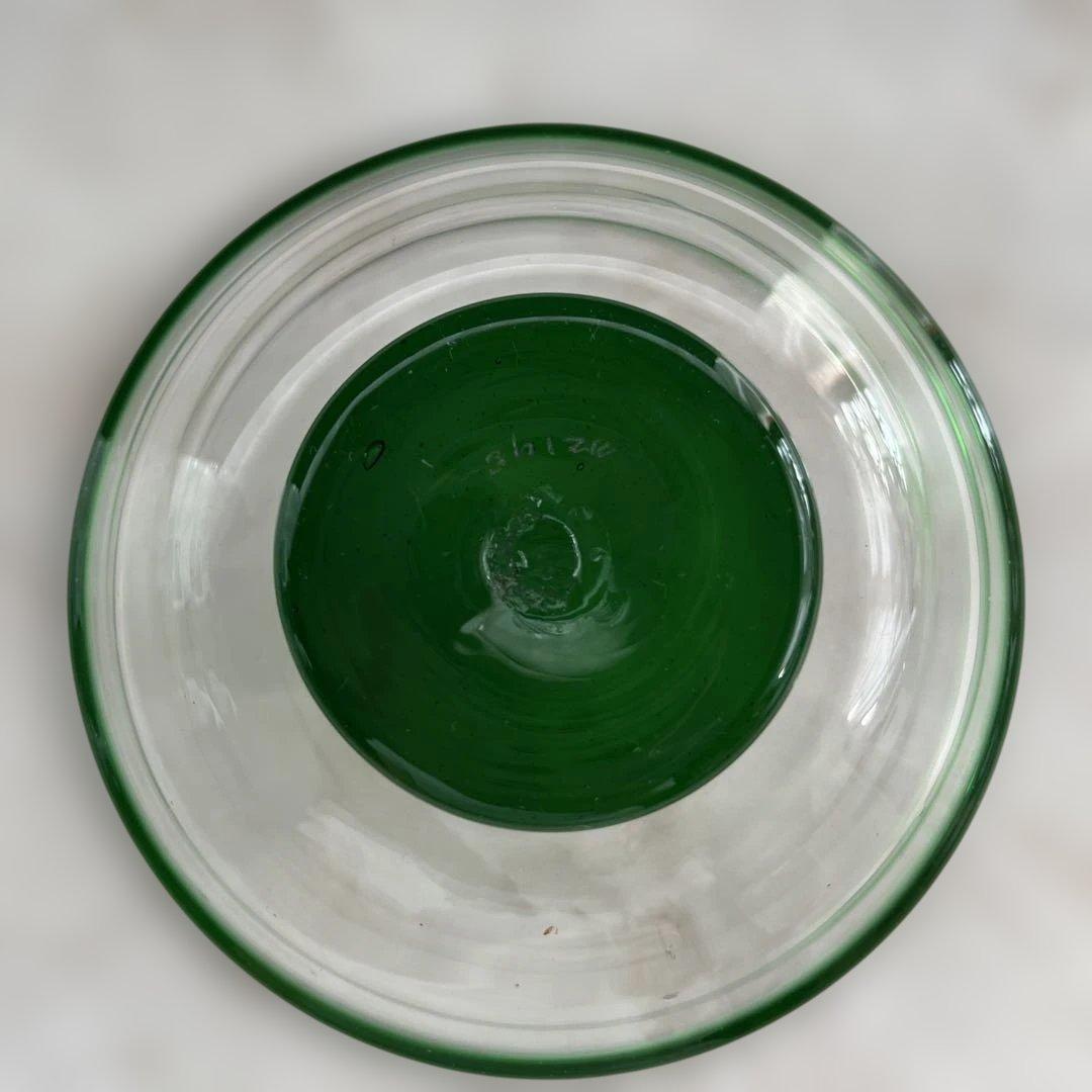 76.船木倭帆(shizu)吹きガラス　皿　6枚セット