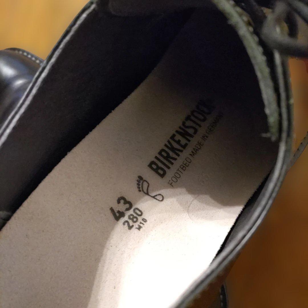 BIRKENSTOCK 黒の革靴　サイズ28センチ