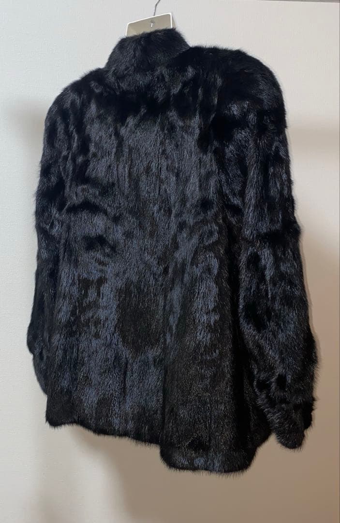 美品♡黒ミンクリアルファーコート
