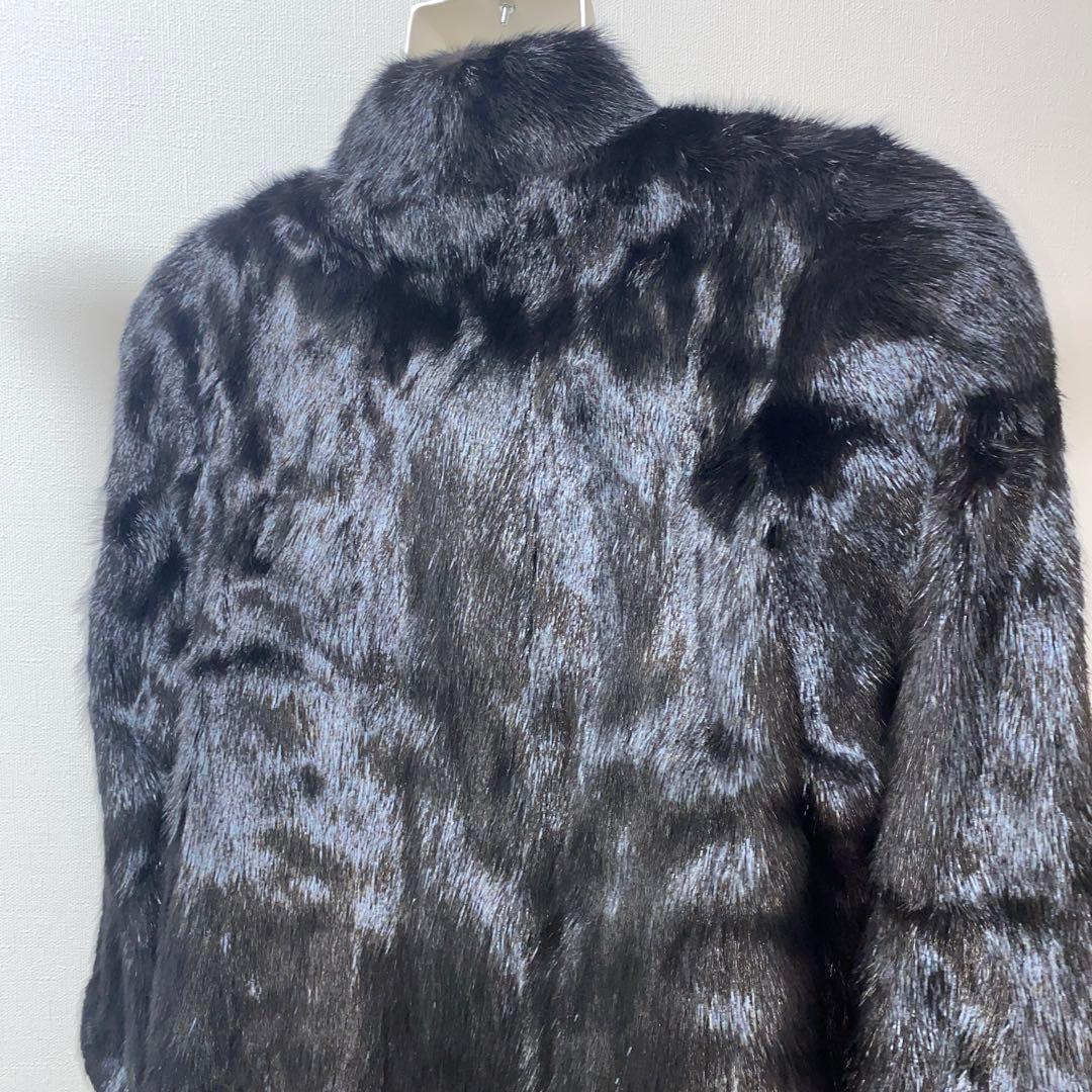 美品♡黒ミンクリアルファーコート