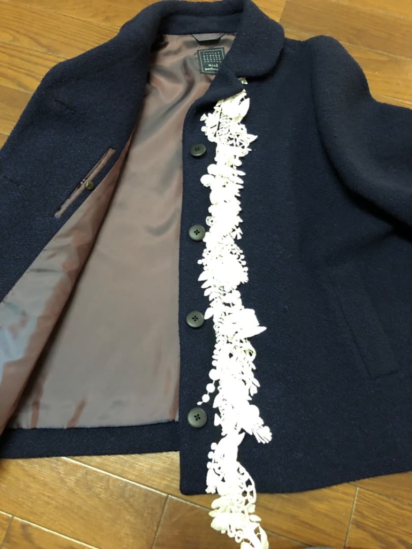 ミナペルホネン　フォレストパレード　ショートコート