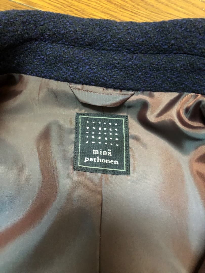 ミナペルホネン　フォレストパレード　ショートコート