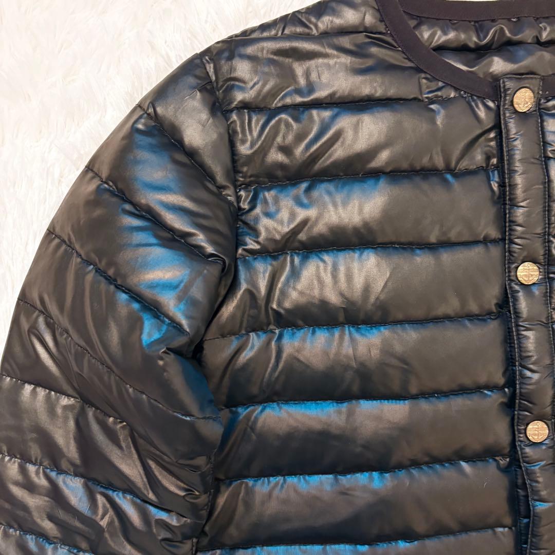 NEIGHBORHOOD ネイバーフッド ノーカラーダウンジャケット