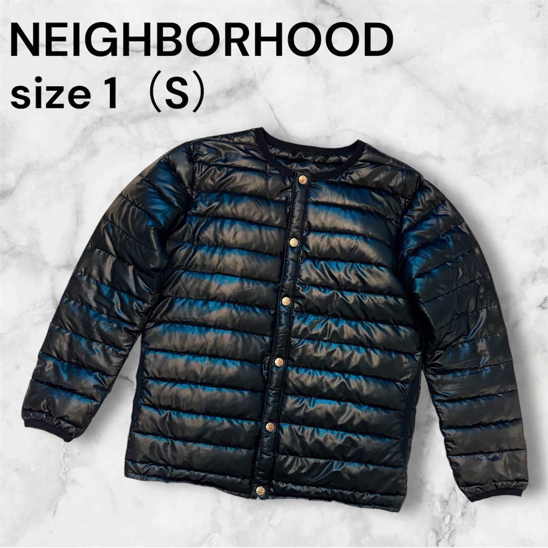 NEIGHBORHOOD ネイバーフッド ノーカラーダウンジャケット