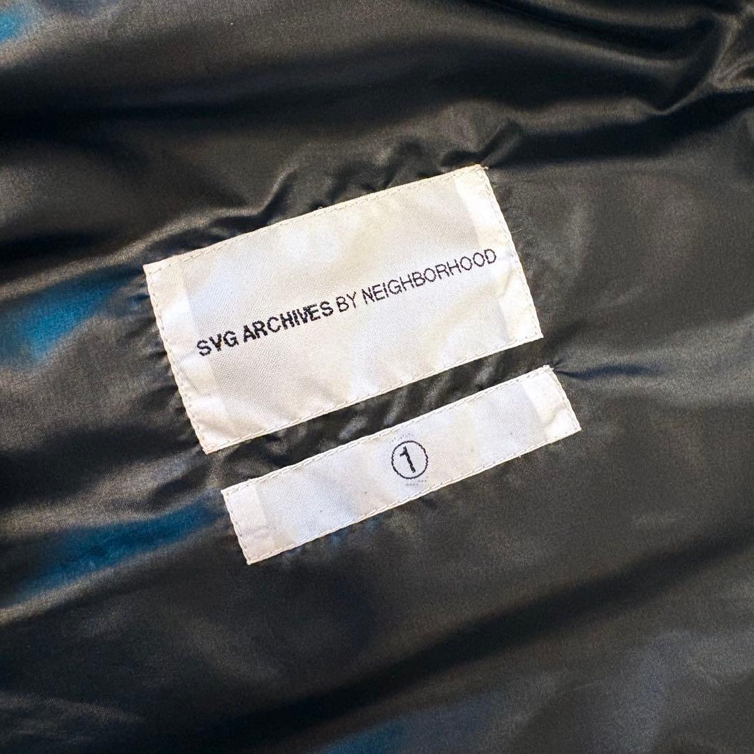 NEIGHBORHOOD ネイバーフッド ノーカラーダウンジャケット