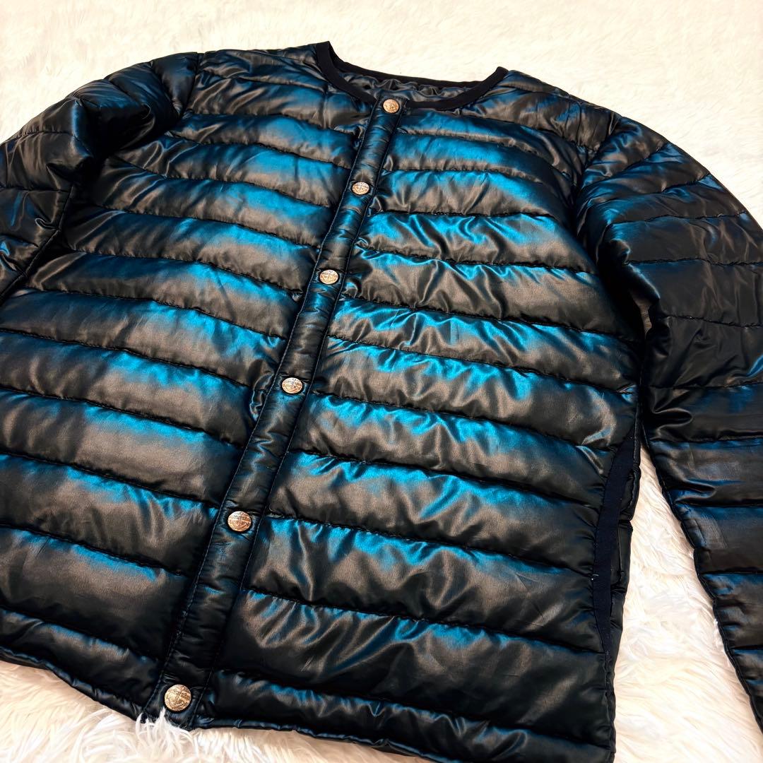 NEIGHBORHOOD ネイバーフッド ノーカラーダウンジャケット