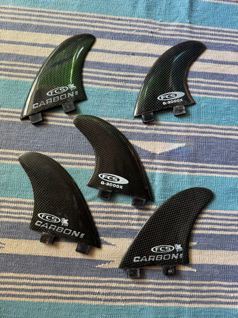 サーフィン・ボディボード FCS K-GRIP carbon lite 5FIN