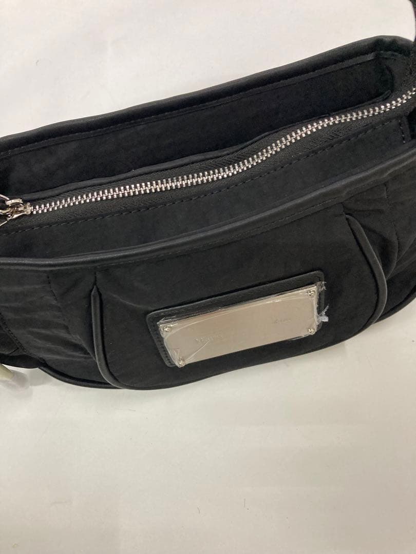 Matin kim ナイロンショルダーバッグ 黒