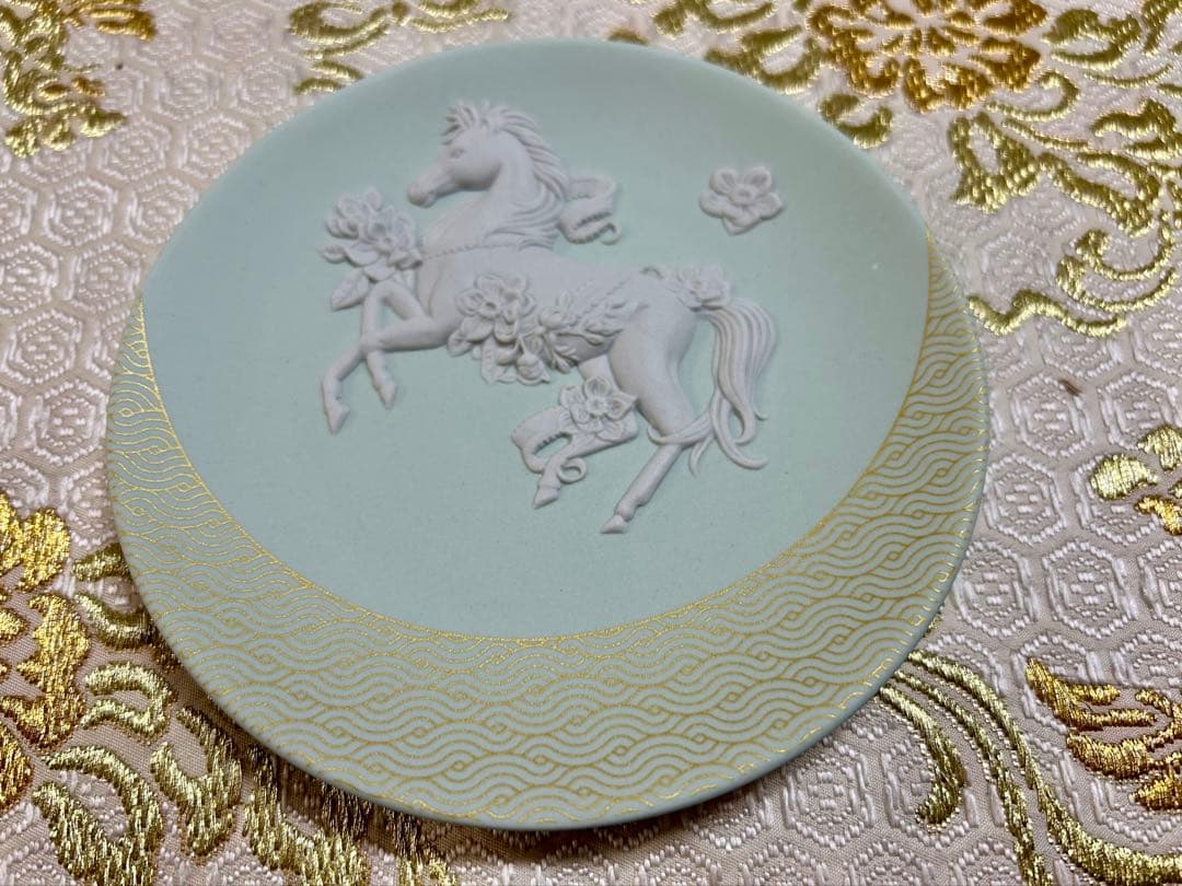 ウェッジウッド　干支トレイ　2026 馬