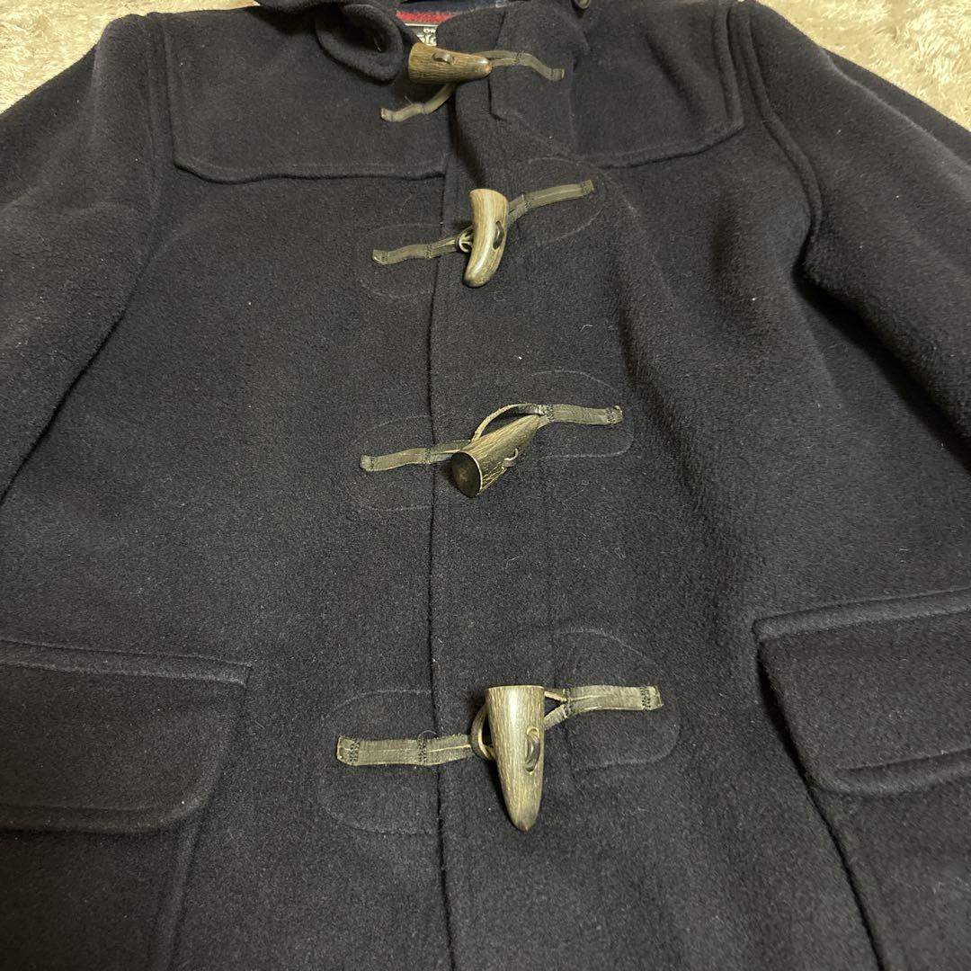 英国製Gloverall グローバーオール　 L ダッフルロングコート ネイビー