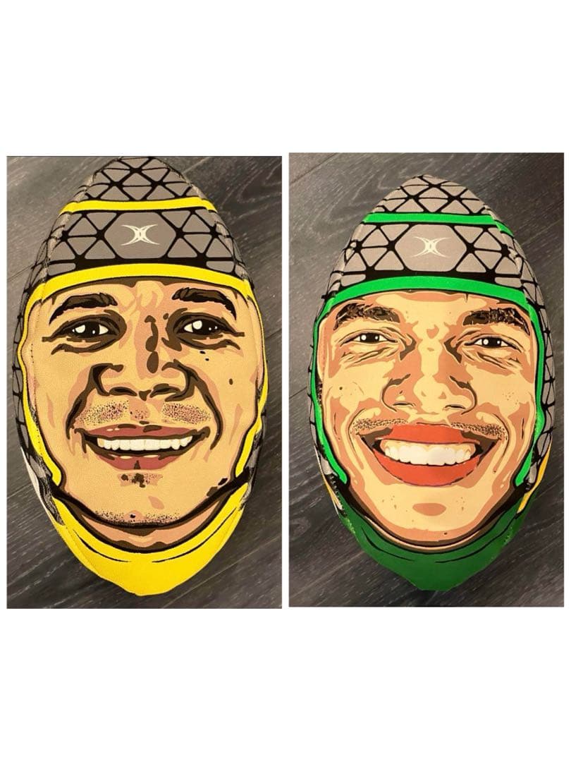 値下　チェスリンコルビ　カートリーアレンゼ　ラグビーボール