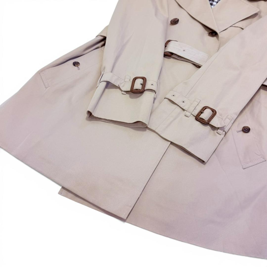 BURBERRY LONDON 腰ベルト コットン ノバチェック　トレンチコート