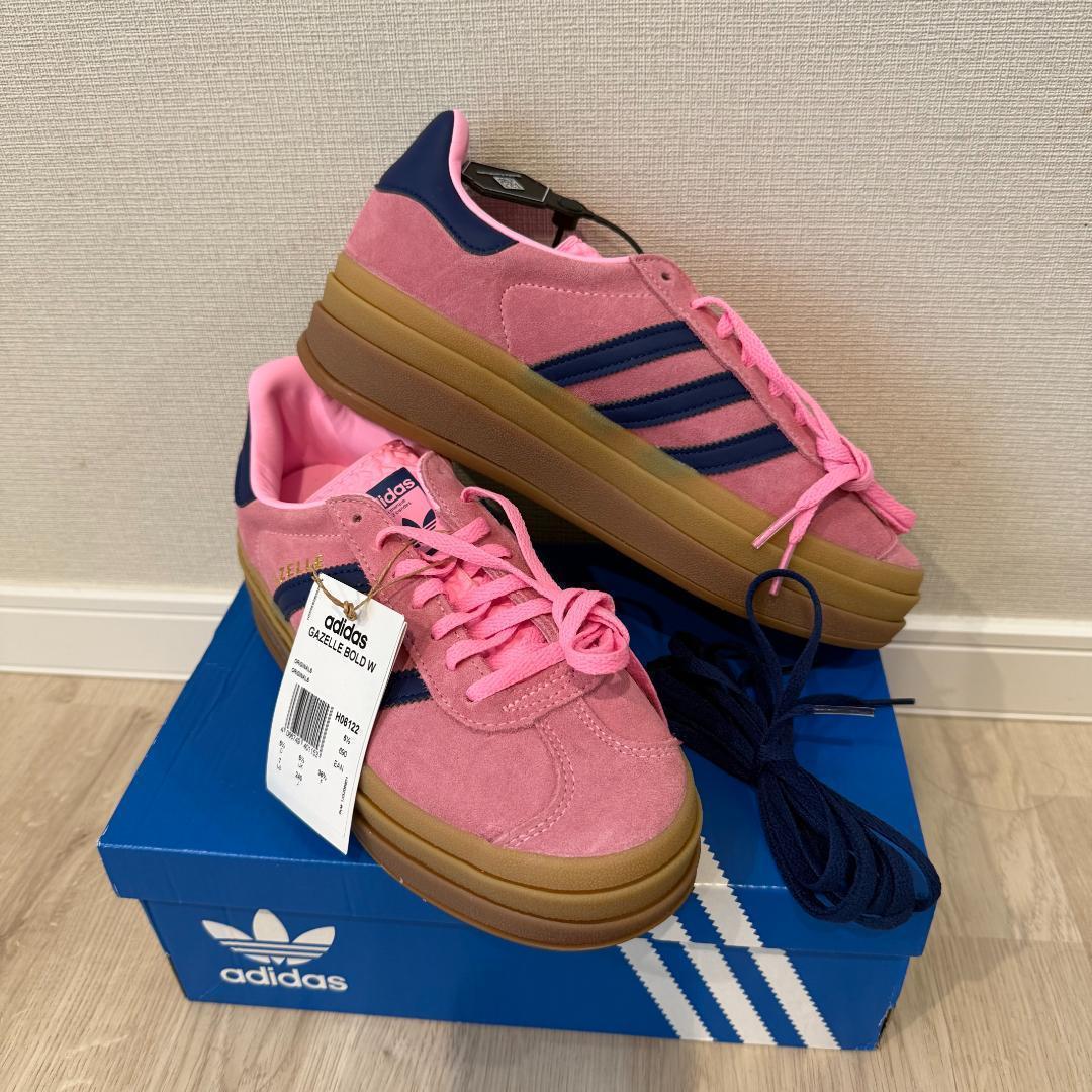 【 完売 ・韓国限定 】adidas GAZELLE BOLD 24cm 厚底