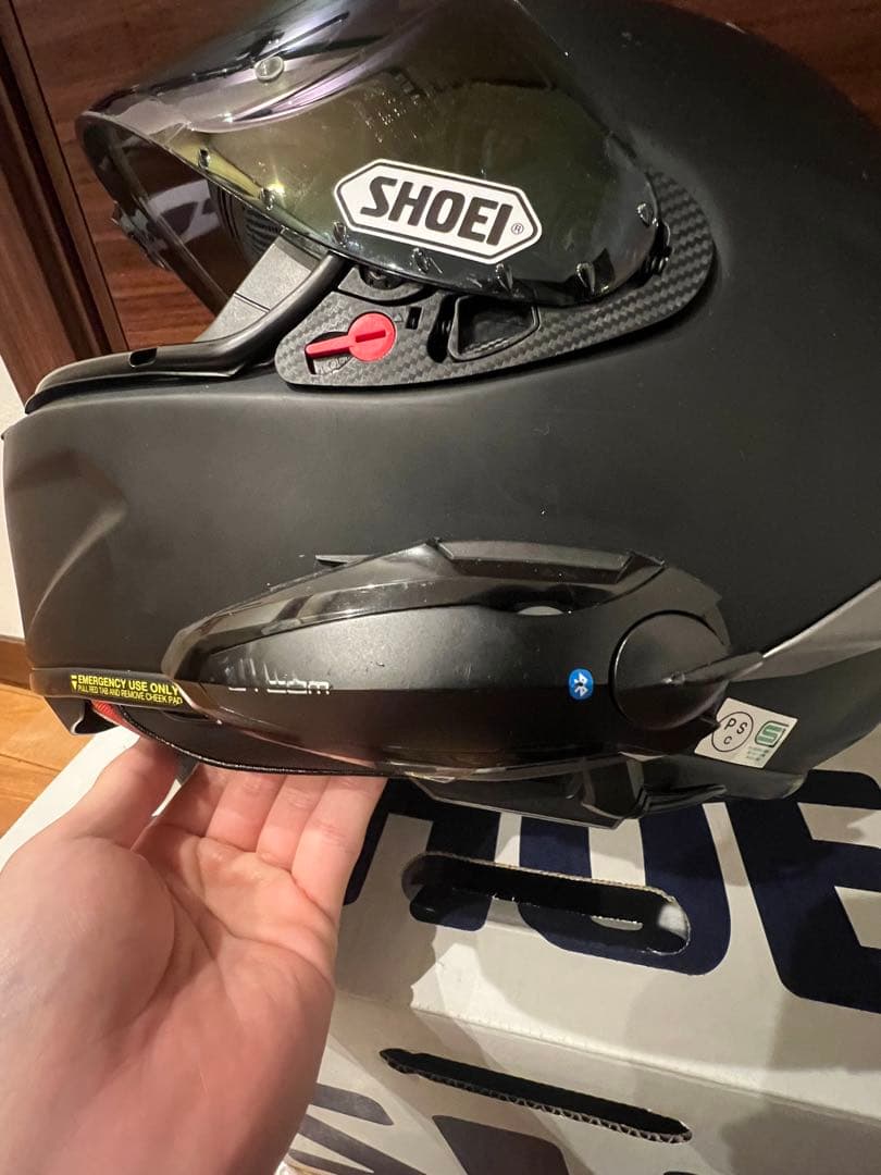 SHOEI X-Fifteen B+COM6xセット　純正ミラーシールド付き