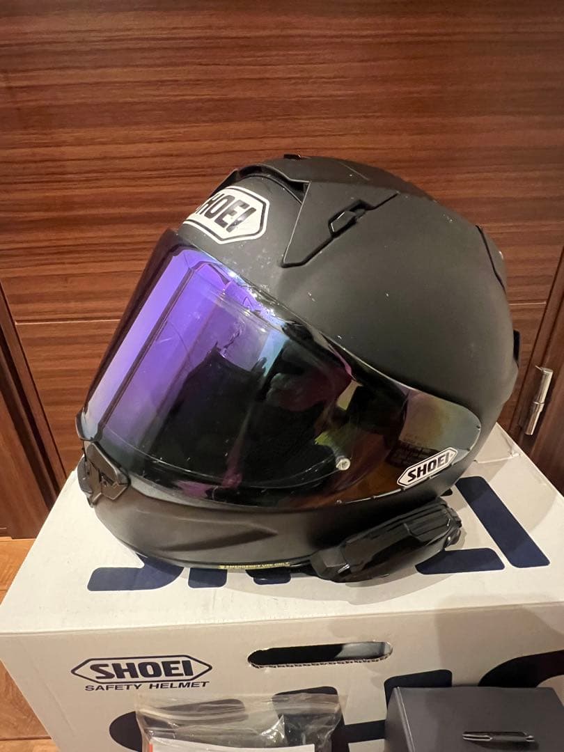 SHOEI X-Fifteen B+COM6xセット　純正ミラーシールド付き
