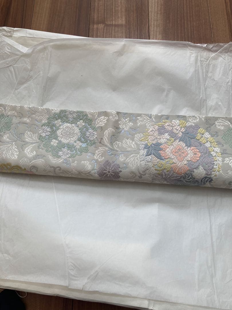 【超美品】【激安】【早い者勝ち】礼装用　花柄刺繍 袋帯 多色
