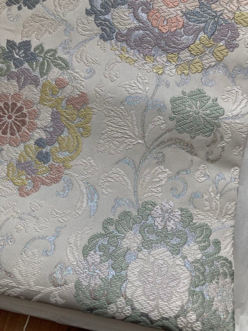 【超美品】【激安】【早い者勝ち】礼装用　花柄刺繍 袋帯 多色