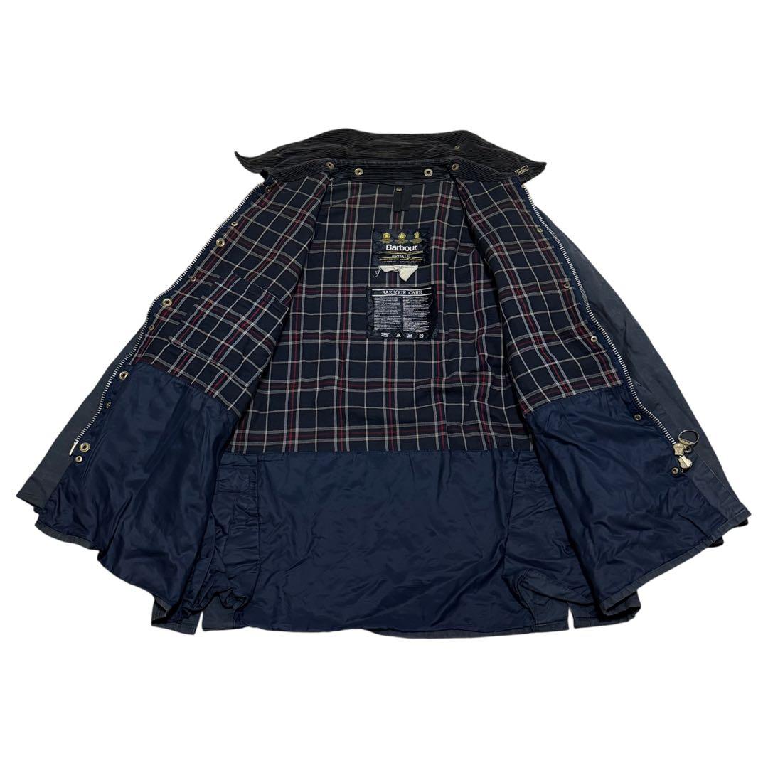 90s 3ワラント バブアー BEDALE ビデイル オイルドジャケット C42