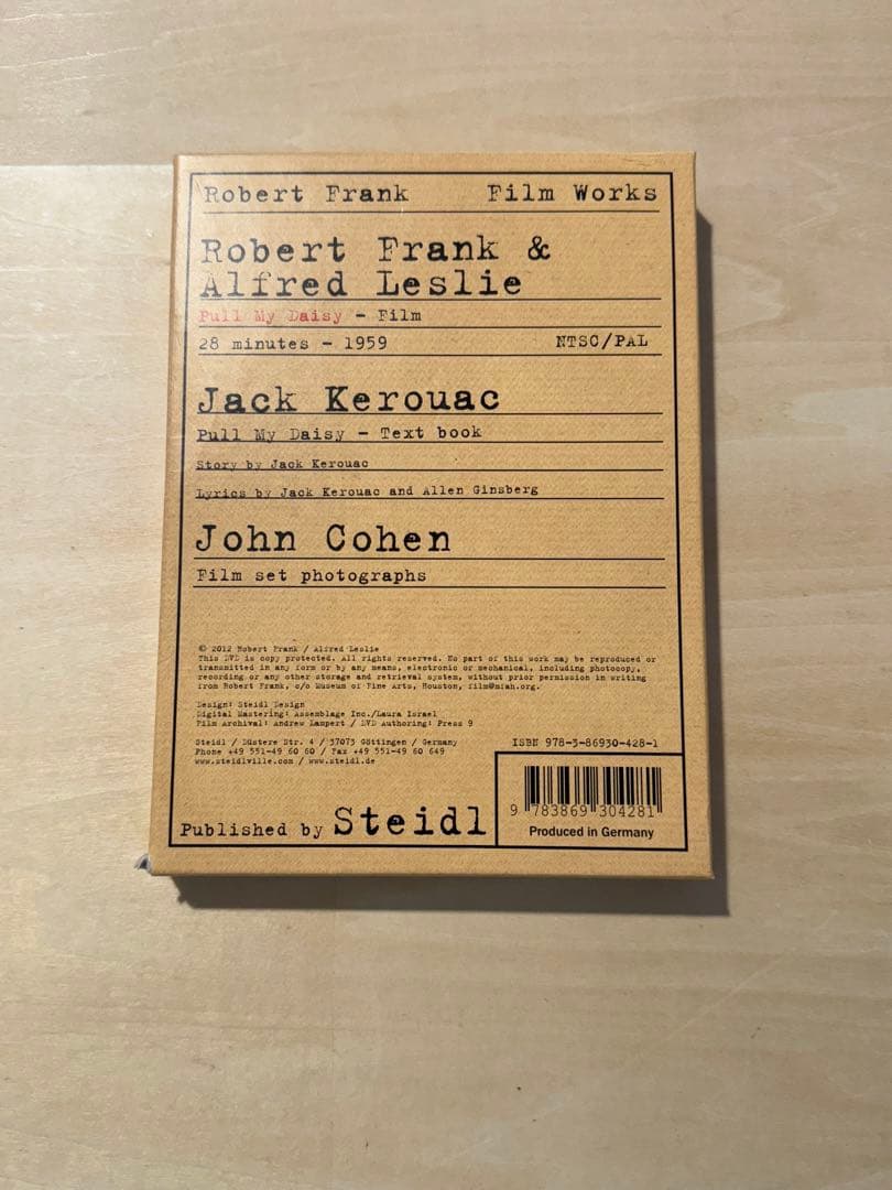 アート・デザイン・音楽 Robert Frank THE AMERICANS/Pull My Daisy