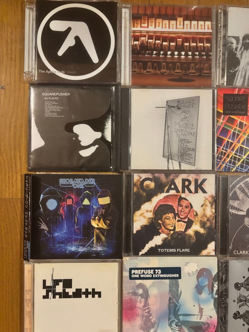 廃盤 レア盤 WARP ワープ エイフェックス・ツイン スクエアプッシャー cd