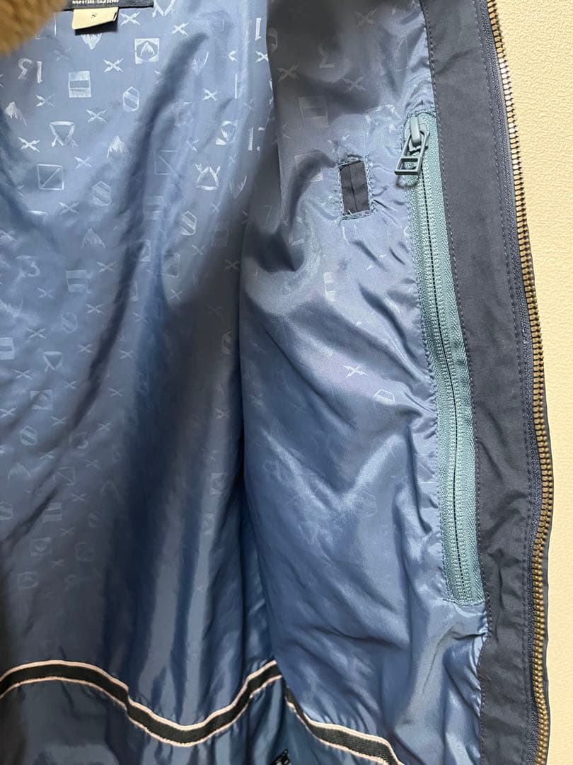 【美品】Burton ネイビー ジャケット フード付き
