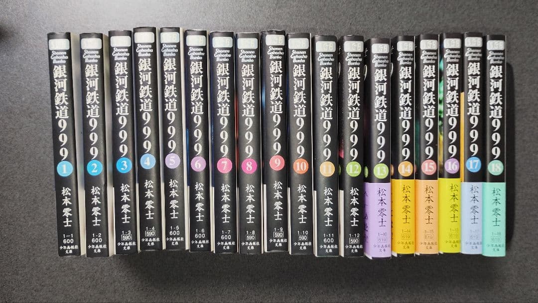 松本零士 銀河鉄道999文庫版 全18巻セット