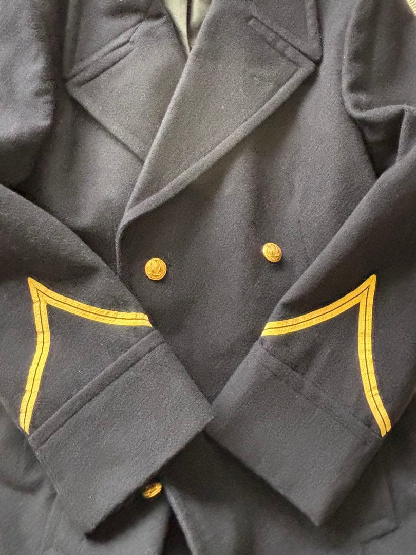 CARVEN製 フランス軍 オフィサーコート 金ボタン フランス製 ミリタリー