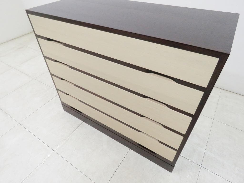 加茂箪笥■桐屋田中■モダンデザイン 総桐チェスト■総無垢■整理■伝統工芸■タンス