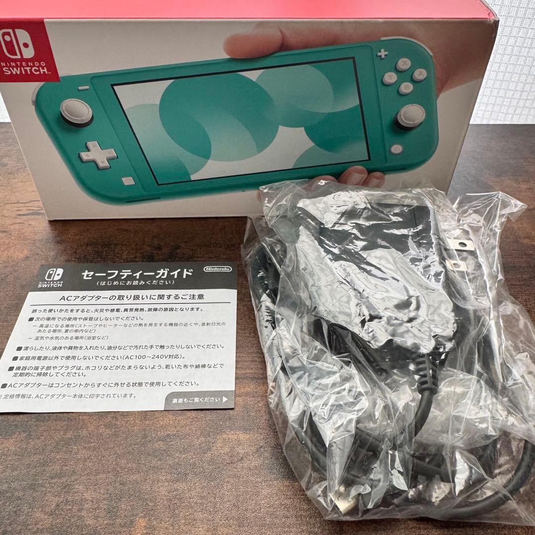Nintendo Switch Liteターコイズ本体充電器付き