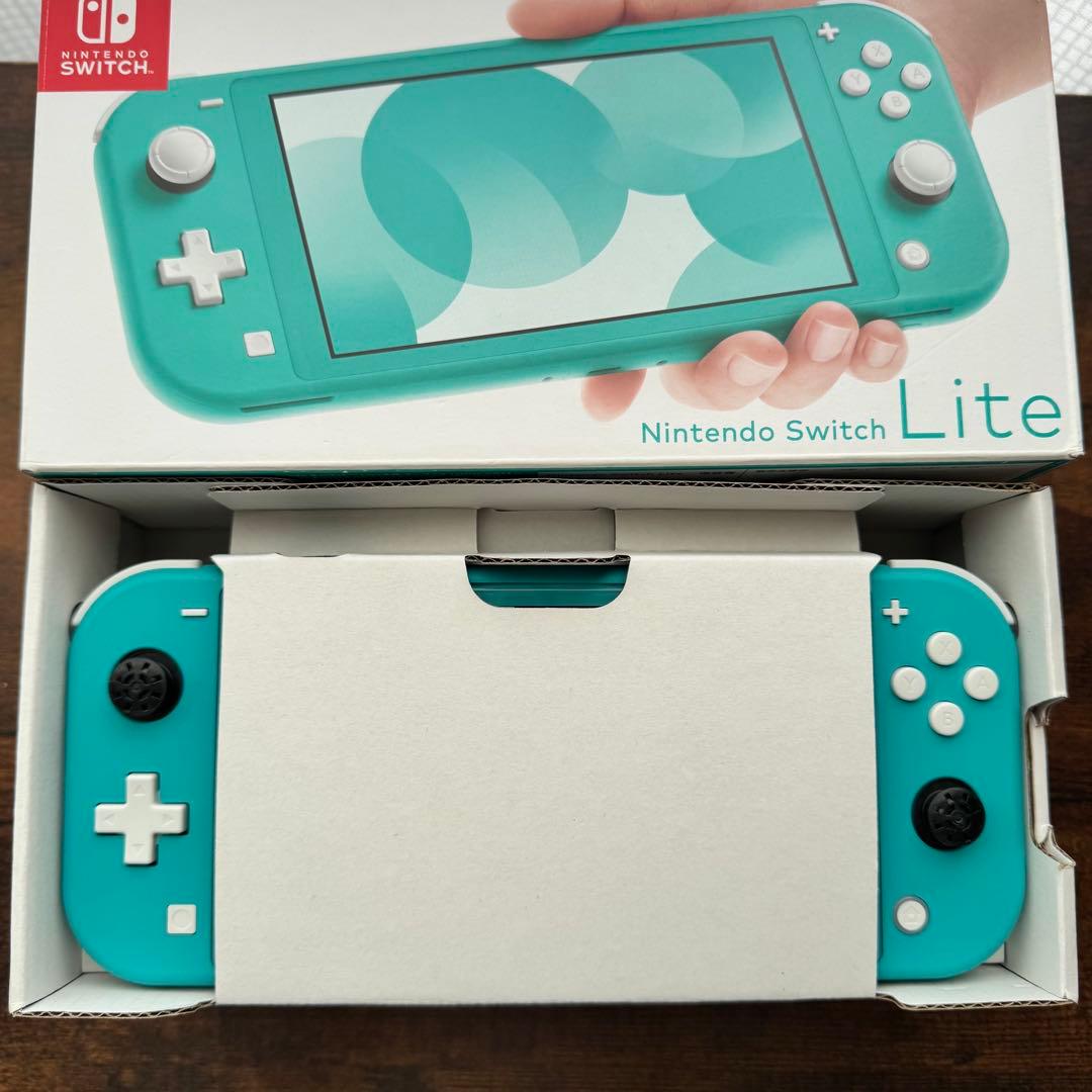 Nintendo Switch Liteターコイズ本体充電器付き