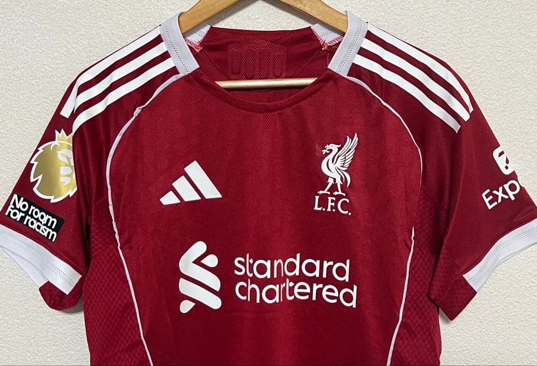 adidas リバプール FC 25-26 ホーム ユニフォーム 7番 ヴィルツ