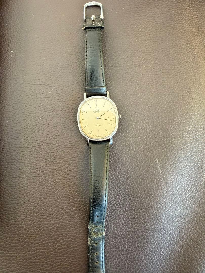 【不動品】OMEGA オメガ デヴィル クォーツ ヴィンテージ 腕時計