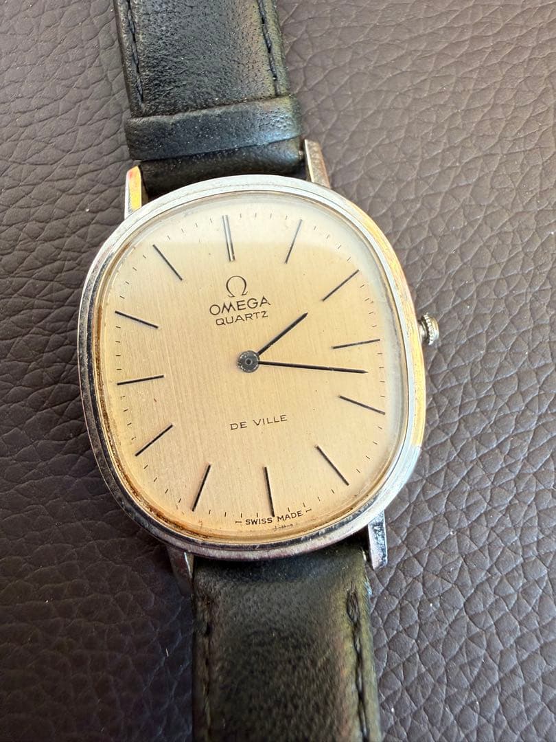 【不動品】OMEGA オメガ デヴィル クォーツ ヴィンテージ 腕時計