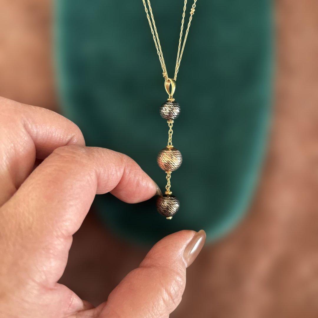 K18ツイストデザイン ネックレス