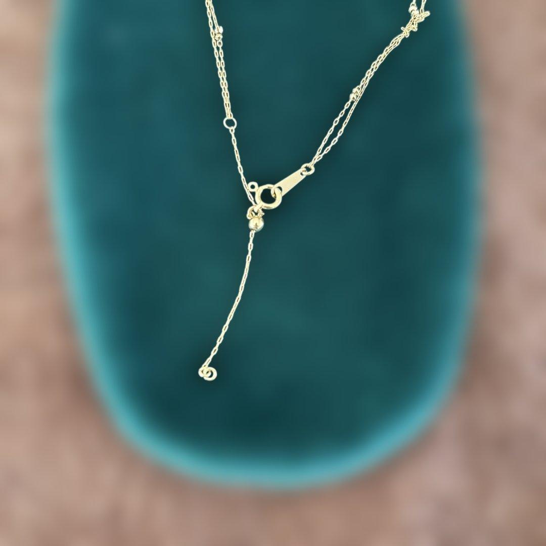 K18ツイストデザイン ネックレス